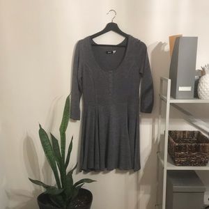 UO BDG Grey Skater Dress Size L